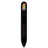 Black Glass Nail File Decorated Bohemians Crystals Collection#26 - Original