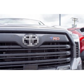 TDR Color Flag RAISED UPPER GRILLE TRD LETTERS FOR TOYOTA TUNDRA 2022 - 2024