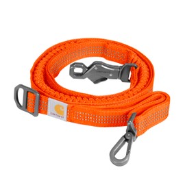 Carhartt Pet Durable Nylon Webbing Leashes for Dogs, Reflective Stitching for Visibility, Hunter Orange (Shock Absorbing), Large