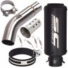 Unbranded For Suzuki GSX-S750 GSR750 2015-2020 Slip on Exhaust Mid