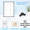 Weekly Calendar for Fridge,12×8” Magnetic Fridge Calendar Refrigerator Calendar, Weekly
