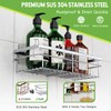 Uamector Shower Shelf, No Drilling, Rustproof, Bathroom Shelf, Shampoo Holder