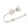 HISDERN Men's Solid Colour Pre-tied Bow Tie Adjustable Tuxedo Bowtie