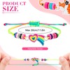 Soleebee Pack of 12 Children's Friendship Bracelets, Adjustable Braided Bracelets,