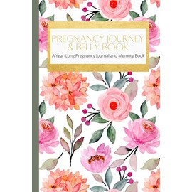 Pregnancy Journey & Belly Book: A Year-Long Pregnancy Journal and Memory Book