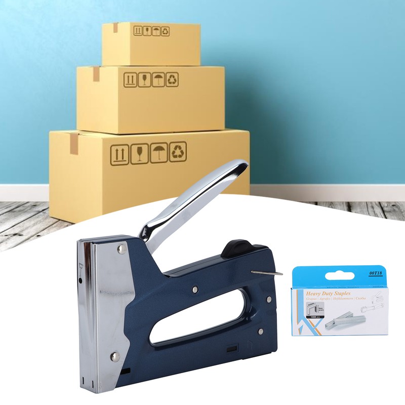 Staple Gun Heavy Light Duty LaborSaving Practical Safe Nail Gun