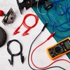 14 Calibre Pinzas de Cocodrilo Tipo Puente con Cables Pinzas