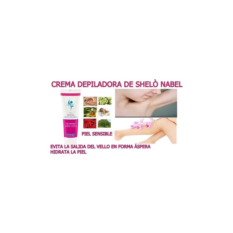 2 Cremas Depiladoras Piel Sensible Sheló Nabel