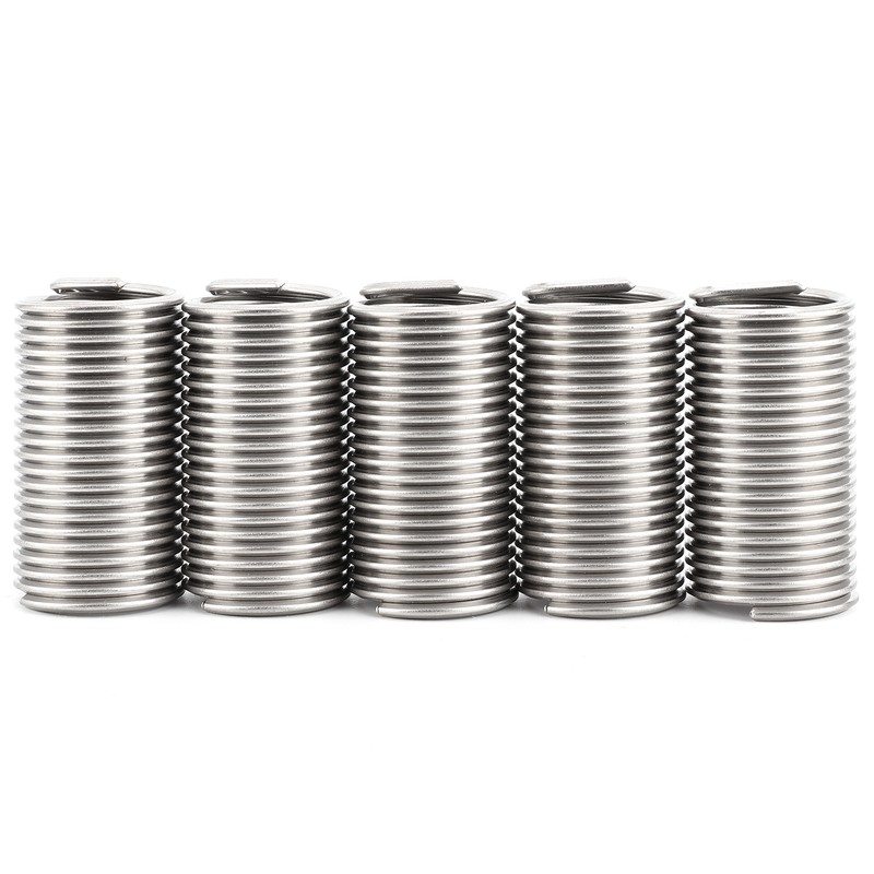 5Pcs Wire Thread Insert Stainless Steel Protective Coil Sleeve Screw