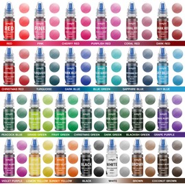 Bath Bomb Soap Dye - Wayin 26 Colors Liquid Based Soap Colorant, Food Grade Coloring, Skin Safe, Vibrant Neon Soap Coloring for Soap Making DIY, Bath Bomb Supplies Kits, Bath Salt Crafting, Slime Dye