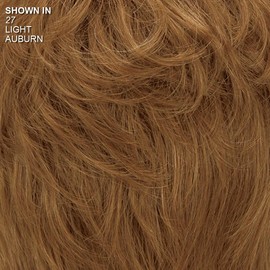Paula Young Nora WhisperLite Wig Short, Volume-Rich Layers Of Soft, Feathery Waves/Multi-tonal Shades of Blonde, Silver, Brown, and Red