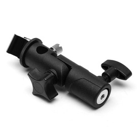 Fotover Type E Universal Light Stand Swivel Hot Shoe Umbrella Flash Holder Tripod Bracket with Hot Shoe Adapter Camera