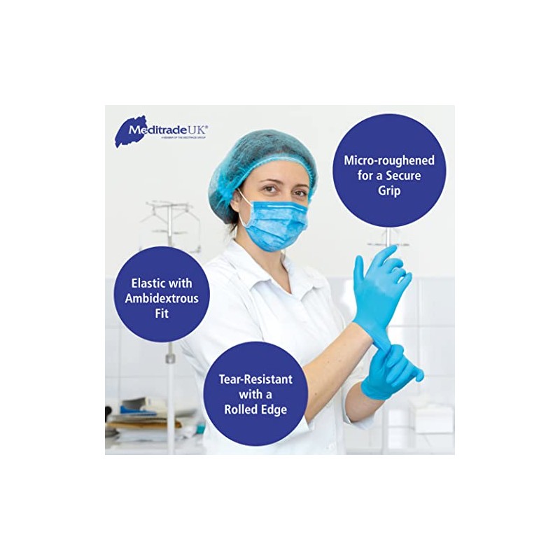 Nitrile NextGen Disposable Gloves - Pack of 100, l