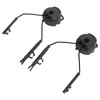 2PCS Headset Helmet Adapter Nylon Helmet Arc Rail Suspension Headset