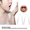 2 Unidades Limpiador de Lengua, Raspador de Lengua Acero Inoxidable