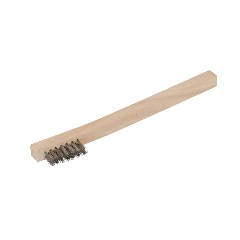 Steelman Stainless Steel 1200-Bristle Count Wire Brush for Mechanics and