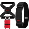 ZINZ 2 Pack Elastic Luggage Straps and Suitcase Bungee, Adjustable