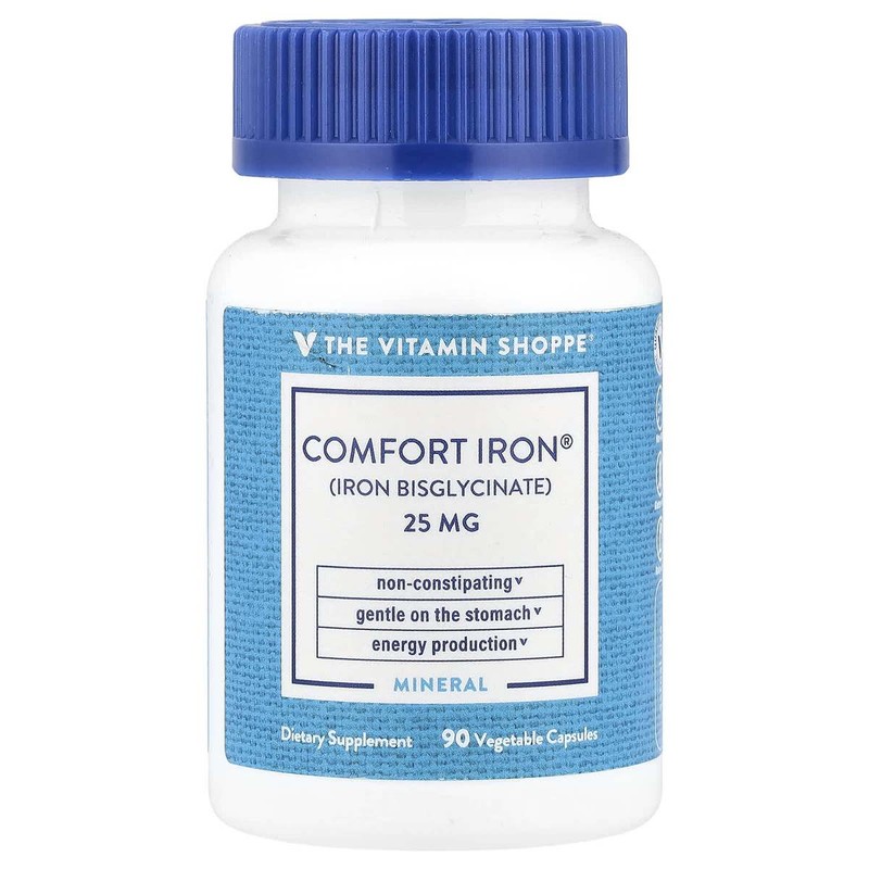 더비타민샵 Complete 철분 Iron 아이언 25mg 베지 캡슐 90정 The