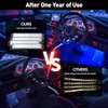 Honalia Interior Car Lights, 4Pcs Car LED Lights with Music