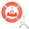 Life Ring 23 Inch with Bracket, Boat Safety Throw Rings