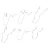 Retaining Clip for Headlights, 6 Pieces Headlight Dip Low Beam
