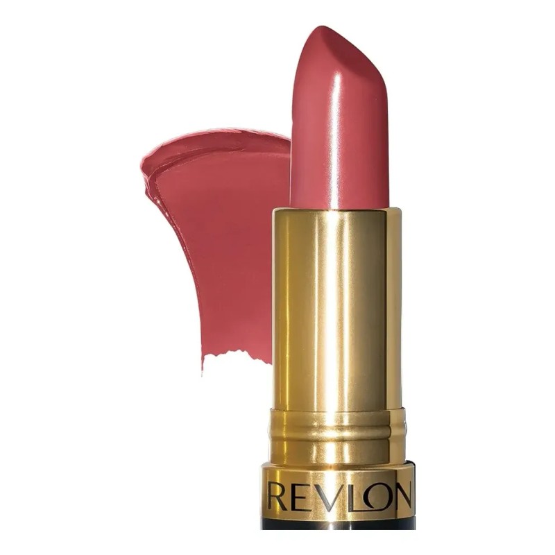Lápiz Labial Revlon Super Lustrous Lipstick Tono Teak Rose
