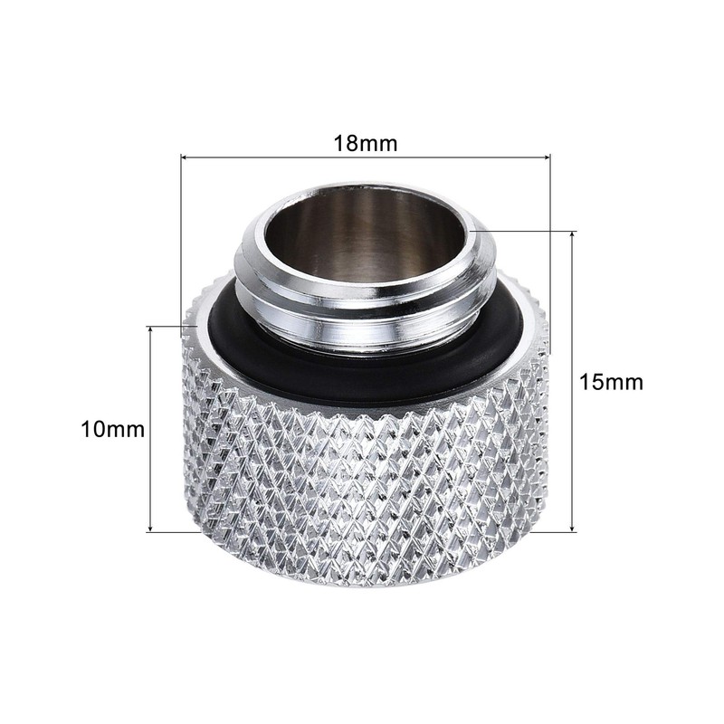 sourcing map Male to Female Extender Fitting G1/4 x 10mm