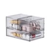 FBOTML Clear Stackable Storage Drawers, Acrylic Drawers Makeup Organizer For