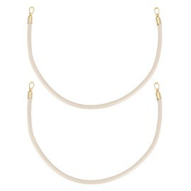 uxcell 2Pcs Leather Handbag Handles, 60cm/23.6" PU Leather Shoulder Bag Straps Leather Purse Straps for Women's Handbag Tote Bag Handles Replacement (Beige, Gold)