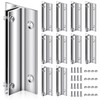 Zonon 10 Pack 4" Length Aluminum Corridor Sign Wall Brackets,