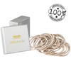 HAARallerliebst Thin Hair Bobbles (Pack of 30) Light Beige 1.5