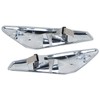 TJHSM 1 Pair Chrome Front Side Moulding Trim Finisher Replacement