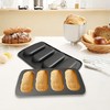 JSJMOFA Hot Dot Bun Pan, Perforated Carbon Steel Bread Loaf