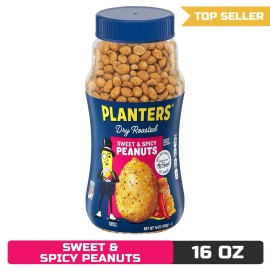 PLANTERS Sweet & Spicy Peanuts, 16 Ounce