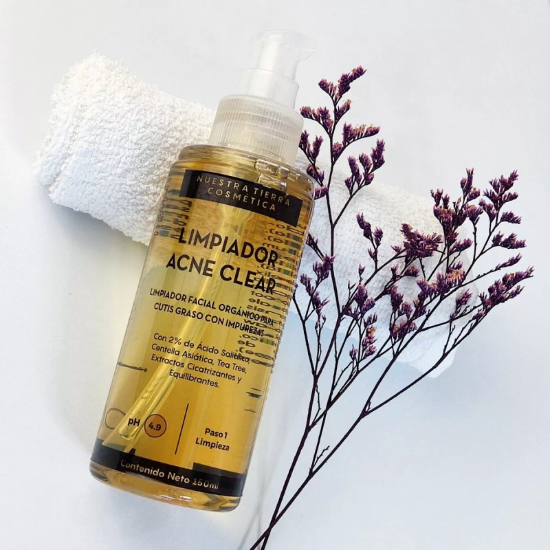Nuestra Tierra Cosmética Ancestral Shampoo Facial Orgánico Anti-acné 125ml Tipo