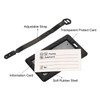 sourcing map Luggage Tag, PVC Identifier Card Holder Label, Excuse