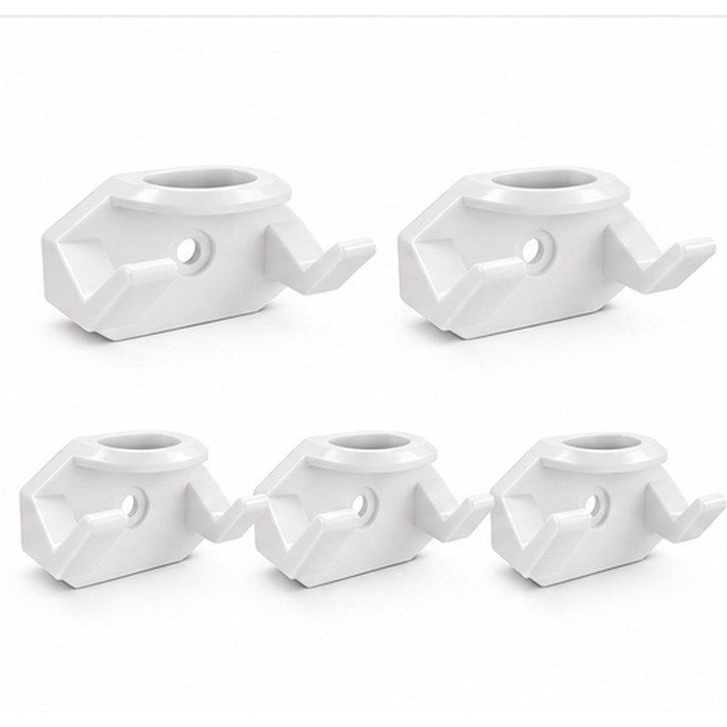 Adhesive Hat Racks for Wall & Door – Plastic No-Drill