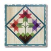 Thirstystone Quilt Design Tulip Trio Single Tumbled Tile Stone Coaster