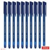 Doms 10 x 0.6mm Tip Trio-matic BLUE Triangular Ballpoint Pens