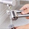 Garlic Press, Stainless Steel Garlic Mincer Removeable Insert Easy Clean