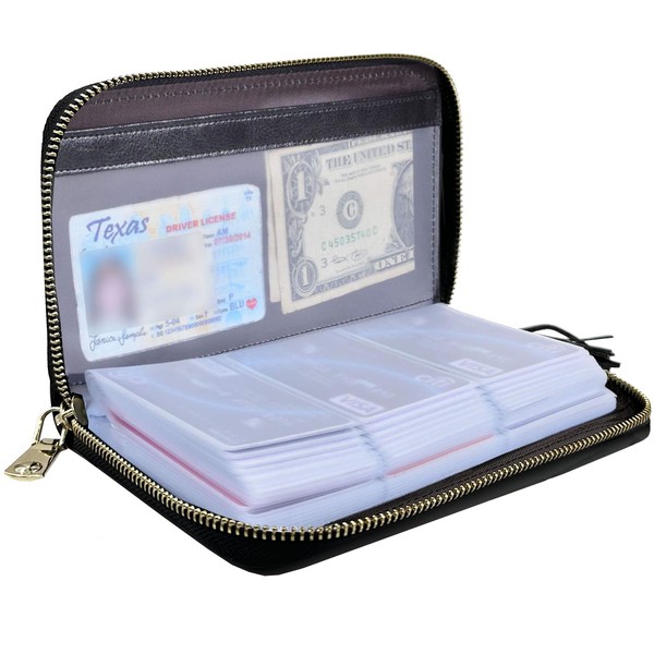 YUHAN PRETTY Womens Credit Card Holder Wallet RFID Leather Small