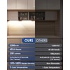 VerRon 5-Pack Under Cabinet Lighting, Upgraded 2200mAh Rechargeable Under Cabinet