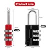 Mynoozi 2 Pack Combination Lock, 3-Digit Combination Padlock, Waterproof Keyless