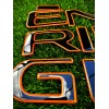AUTOCARIMAGE RAISED TAILGATE LETTERS for RIDGELINE 2024 2025 GLOSSY ORANGE