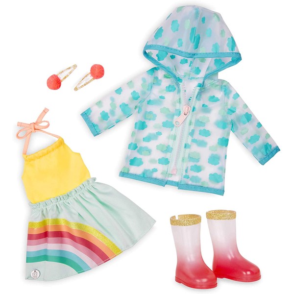 Glitter Girls by Battat – Smile! Rain Or Shine – Deluxe Outfit - 14" Doll Clothes – Toys, Clothes, & Accessories for Girls Ages 3 & Up