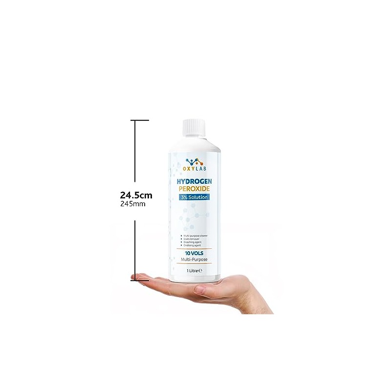 Hydrogen Peroxide 3%, 1 Litre - 10 Vols