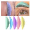 20 Almohadillas Silicona Enchinar Pestañas Lifting Makeup Color Multicolor