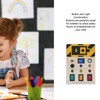 Light Up Sensory Board Noiseless Educational Portable Wooden LED Light