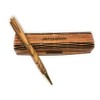 Handmade Ballpoint Pen Handcrafted Bethlehem Olive Wood With Wooden Jerusalem