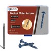 Pocket Hole Screws #8 x 1-1/2", Goobetter 100 Pcs Pocket